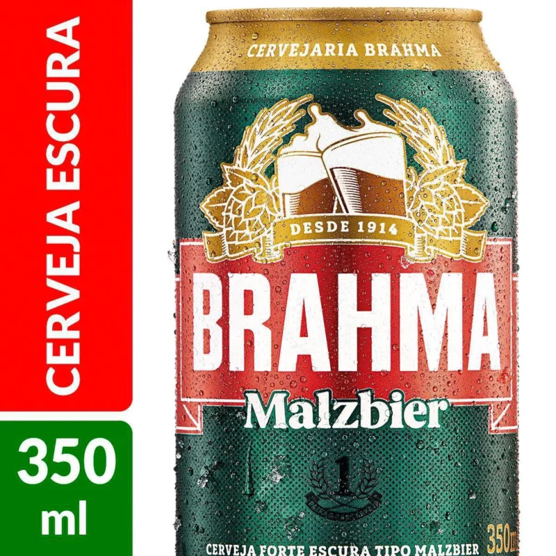 Cerveja BRAHMA Malzbier Lata 350ml - Imagem 3