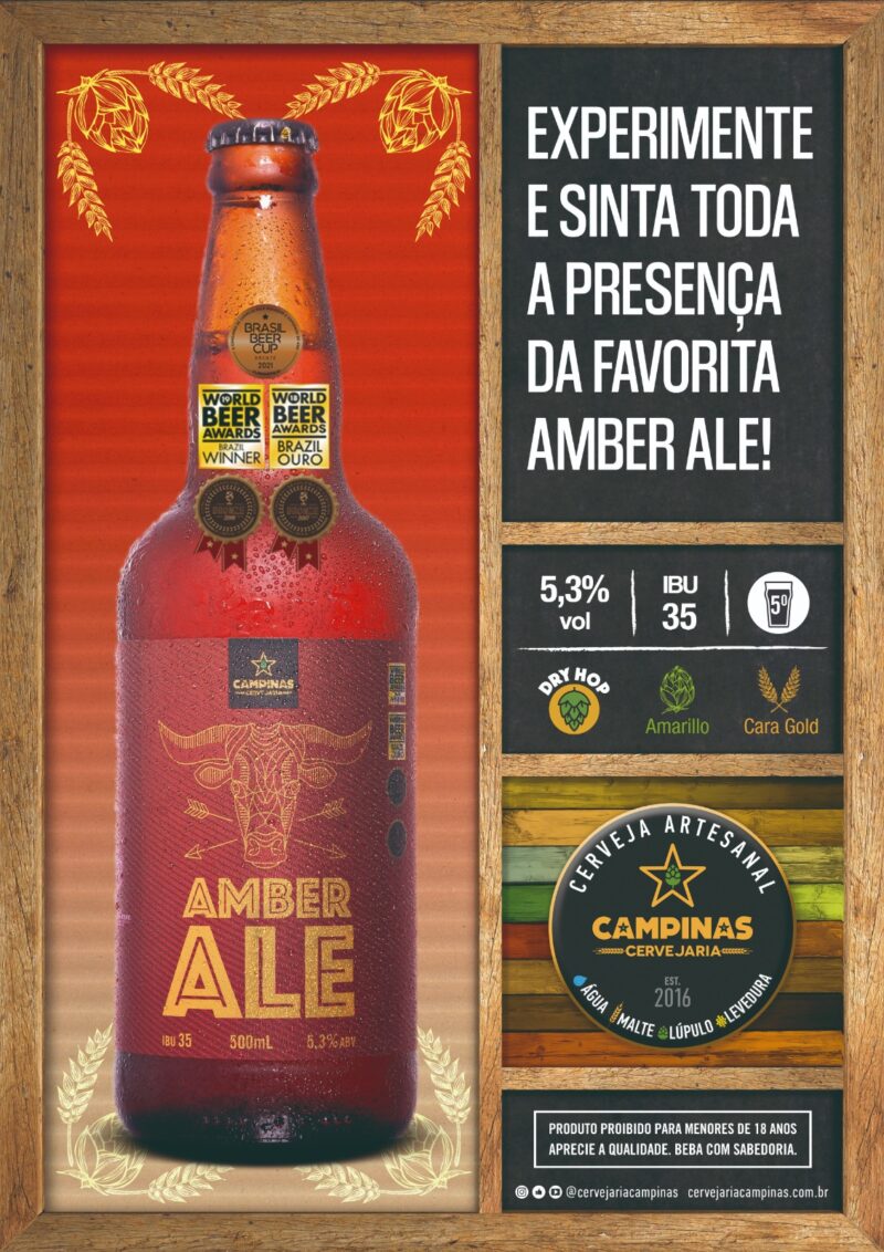 CAMPINAS American Amber Ale - 500ml - Imagem 2